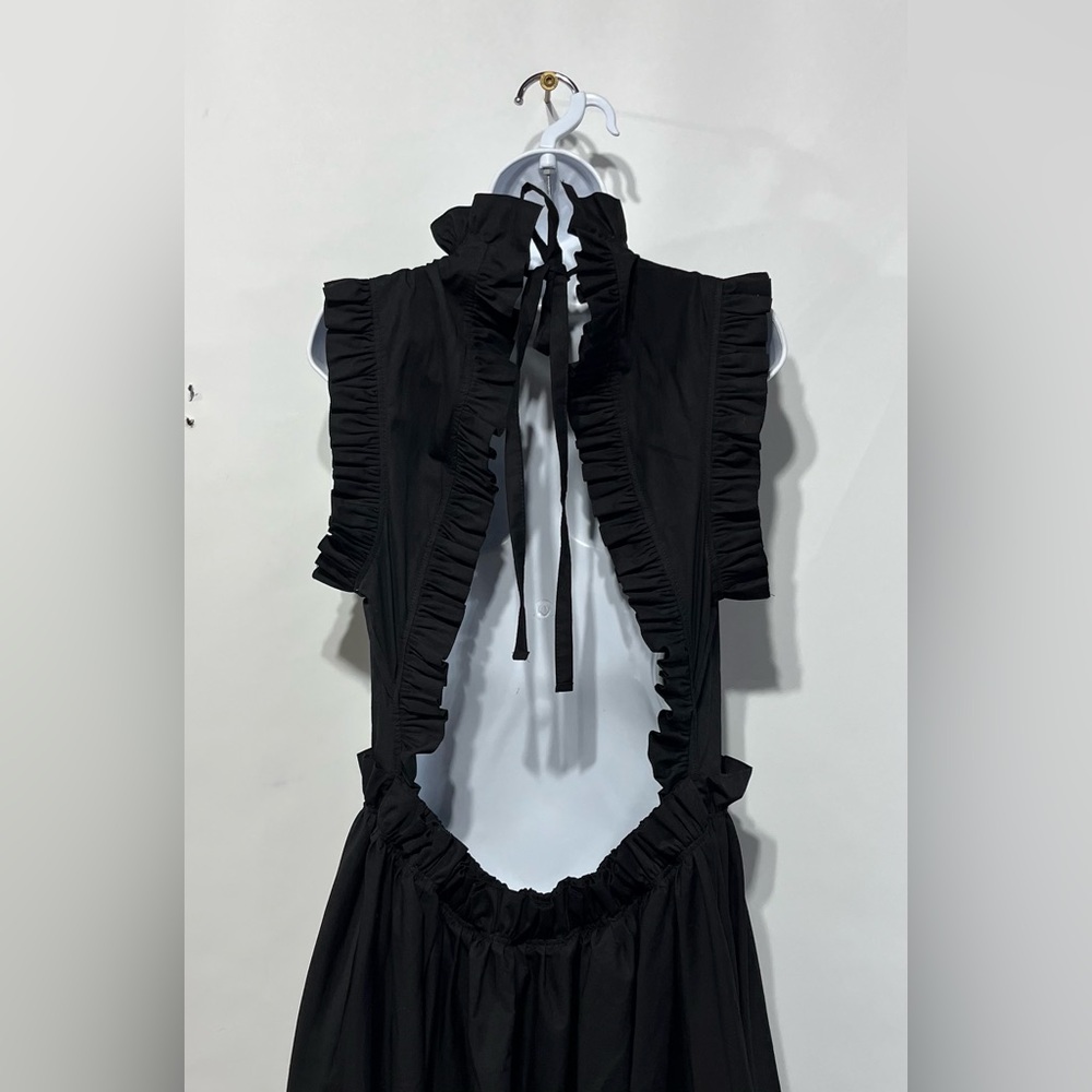 MARIELLE Almelo Martinique Black Elegant Ruffle Maxi Dress New With Tags‎ - Picture 8 of 13